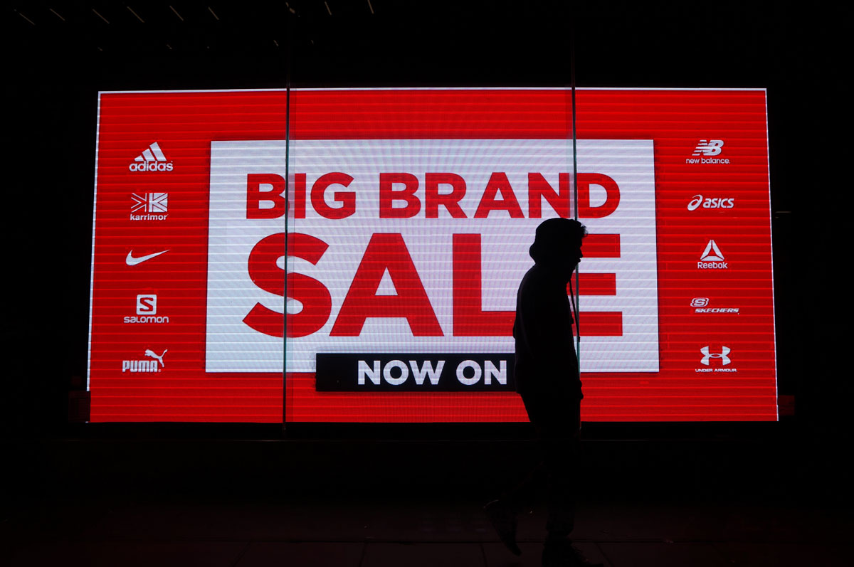 Big brands on sale Will you choose to save instead of spending?